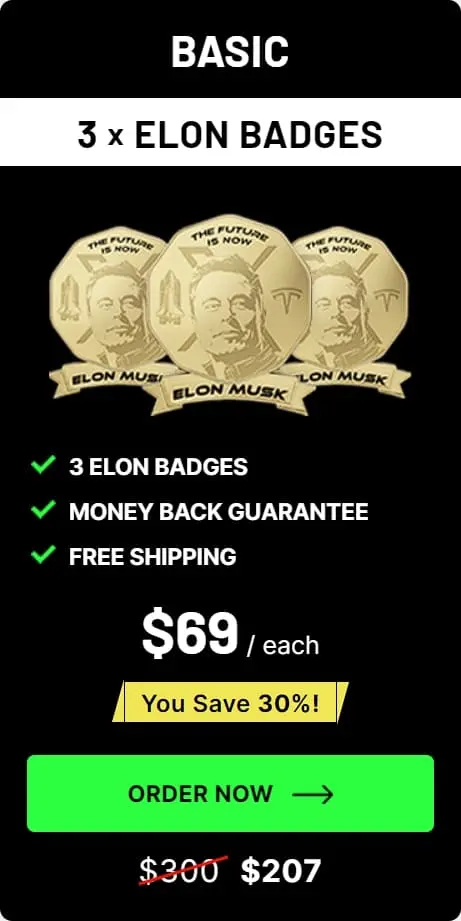 buy 3 elon badge